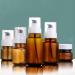 Minkissy 5-Piece Refillable Amber Pump Bottle Set | Perfect for Cream Essential Oils & Soap | Small Travel Containers for Lottery & More - Buy Online on GoSupps.com