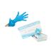 Gants jetable en nitrile Bleu Pack de 100 pieces taille S M L sans poudre pour nettoyage cuisine Gants de protection Medium