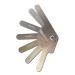 Interproximal reduction gauge ruler tooth for measuring the reciprocating system stainless steel metal measuring ruler