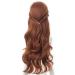 Princess Anna Cosplay Wig - Olaf's Adventure Brown Braid 70cm Synthetic Hair + Wig Cap - Buy Online on GoSupps.com