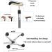 Crutch Crutches for The Elderly - Large Four-Legged Walking Stick - Non-Slip and Lightweight Aluminum Alloy Walking Stick for unadorned 9 Height Adjustable Levels for Elderly People with ar Journey - Buy Online on GoSupps.com