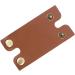 Petufun Leather Razor Head Protection | Durable & Portable Razor Blade Guard with Safe Button Lock | 85x45mm Brown - Buy Online on GoSupps.com
