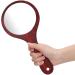 Vintage Handheld Mirror with Wood Handle - Green | Makeup & Hairdressing Vanity Mirror for Salon & Barbers - Buy Online on GoSupps.com