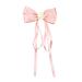 amangul Sweet Ballet Ribbon Hair ws Hair Clip Lazy Hairpin Women Barrettes Ponytail Holder for Lady Girls Hair Styling Tool(Pink)