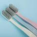 Pack of 3 Matt Texture Adult Toothbrushes - Nylon Bristles & Large Brush Head Hard Bristles - Ideal for Effective Oral Care - Buy Online on GoSupps.com