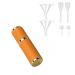 Portable Mini Perfume Refillable Bottle 5ml Leather Material Travel Atomizador Fine Mist Refillable Cologne Dispenser Sprayer With Funnel And Perfume Diffuser Tool For Women&Men (Orange)