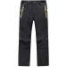 Yushow softshellhose children waterproof ski pants Feeded thermo pants young girls warm windproof winter snow pants outdoor pants hiking pants black 8 years