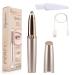 Rechargeable Eyebrow Hair Removal for Women Painless Electric Eyebrow Trimmer Epilator Ladies Eyebrow Razor Shaver for Eyebrow Hair Remover with LED Light (Rose Gold)