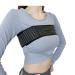 Breast Implant Stabilizer Chest Compression Band Post Surgery Stabilizer for Breast Implant (Black)