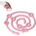 Topincn Pink Silicone Pacifier Clips Adjustable Baby Bottle Straps & Toy Seat Belts - Stretchy Bite Ring Dishwear for Strollers - Buy Online on GoSupps.com