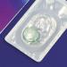 Buy GlamLens Mirel Blue Opaque Contact Lenses - Natural Look Silicone Comfort - Strength -1.00 - 1 Pair with Container - Buy Online on GoSupps.com