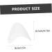 Toe Protector High Heel Pads - Gel Cushion Inserts for Ballet & Dance - 3 Pairs White Shoe Heel Protectors - Buy Online on GoSupps.com