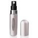 Fzbjayoon Travel Mini perfume Refillable Bottle Cologne Dispenser Portable Empty Perfume Spray Bottle Travel and Outings Spray Boxes Dispensers Perfect for Travel essentials 5ml/0.2oz(Silver)