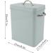 Fockety Laundry Pods Container 7.9 X 6.3 X 4.6In Stainless Steel Laundry Room Container Laundry Powder Container with Spoon Metal Detergent Pods Container for Laundry Room Light Green - Buy Online on GoSupps.com