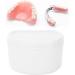 Retainer Box & Mouth Guard Container - Clean Sanitary Storage for Teeth Pacifiers & Jewelry (White) - Perfect for Home Use - Buy Online on GoSupps.com