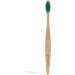 Buy GEORGANICS Natural Beech Bristles Toothbrush - Medium Green | Eco-Friendly Sustainable Oral Care | International Shipping Available - Buy Online on GoSupps.com