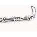 Genuine Cow Hide Leather Bullwhip 10ft 12 Plait - Black & White - Buy Online on GoSupps.com