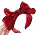 WENLII Women's Oversized Double Layer Bow Headband Solid Color Hair Accessories - Buy Online on GoSupps.com