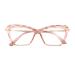 Anti Blue Light Glasses Blocking Filter Reduces Eyewear Strain Clear Gaming Computer Glasses Men Improve Comfort Pink