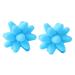 Frcolor 2st star fitness ball Hand roller massager elastic yogaBall massage ball gymnasium balls foot massager fascia ball made of silicone children's training.
