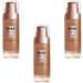 Maybelline New York Dream Satin Fluid Foundation SPF13-68 Caramel Amber Pack of 3 (3 x 30 ml) - Buy Online on GoSupps.com