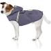 Bella & Balu Hundersmantel - waterproof dog coat with hood and reflectors for dry safe walking rangs the dog playground and the vacation with dog (XS | gray) XS gray