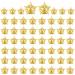 60 Pieces Star Badge Lapel Pin Veterans Day Star Pins for Backpacks Star Badge Pins Military Award Pins Labor Day 4th of July Memorial Day Stars Brooches Gold