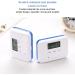 BStCar Medication Alarm Clock - 6 Compartment Mini Portable Pill Organizer with Digital Screen & 5 Alarms - Smart Sealed Design for Pills & Supplements - Buy Online on GoSupps.com
