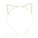 Demarkt Cute Cat Ears Headband Hair Band Pearl Hairband Clip Hair Jewelry Golden
