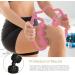 Deep Tissue Massage Roller for Neck, Thigh, Calf & Leg | 6-Wheel Handheld Tool for Trigger Points & Muscle Recovery - Candy Cane - Buy Online on GoSupps.com