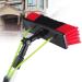 Photovoltaic Panel Cleaning Window Clean 3-12M Water Fed Telescopic Brush Extendable Cleaner Conservatory Roof Cleaning Tools Pole 3M Rod 50Cm Brush Head
