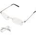Buy 3X Unisex Flexible Frameless Reading Glasses 3.00 with Case - Lightweight & Stylish - International Shipping Available - Buy Online on GoSupps.com