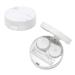 Exceart travel container contact lenses travel kit case marble pattern box container holder with tweezers and solution bottle mirror for women girls silver container