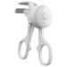 Heated Eyelash Curler 2024 New Electric Eyelash Curler 230mAh Rechargeable Wide Angle Heated Lash Curler with 3 Heating Long Lasting Eyelash Curler Heated for Travel White