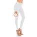 ALWAYS Women's Fleece Lined Leggings - High Waist Winter Warm Premium Soft Yoga Workout Stretch Solid Pants Large Obsl128 / White