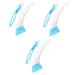 FRCOLOR 3pcs Cleaning Brush Grout Cleaner Brush Sink Scrub Brush Grout Brush Scrubbing Brush Bottle Cleaner Brush Tile Grout for Cleaning Brush for Cleaning Tub Plastic Cup Brush