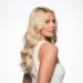 Stranded International 20 inch Fibre One Piece Curly Clip in Hair Extensions 1B Queen of the night