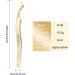 Nagaraku Gold Precision Tweezers for Eyelash Extensions | Curved Volume & Cluster | Super Light Stainless Steel (N-08) - Buy Online on GoSupps.com