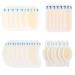 24 pieces of blister paving blister pads gel pavement for bladder foot protection invisible and waterproof hydrocolloid patch prevents pain from blowing on heels toes and feet (24PCs)