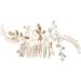 minkissy Flower Hair Side Comb Hair Side Comb Wedding Bride Hairpin Flower Hair Accessory Hair Decoration for Women Ladies - Buy Online on GoSupps.com