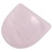 MookaiTedecor rose quartz thumb stone crystal geman massage stone with hollow flatterer for healing Reiki size approx. 43 x 44 x 7 mm (pack of 2 pieces) rose quartz (fan -shaped)