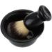 Penggenga 3 in 1 Shaving Set for Men - Black Gift Set with Shaving Brushes Soap Bowl & Stand - Perfect Manual Shave Accessory - Buy Online on GoSupps.com