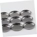FOMIYES 3pcs 15 Eyeshadow Palette Estuche De Maquillaje Travel Cosmetic Case Travel Makeup Case Empty Makeup 1 count (Pack of 1) Silverx3pcs - Buy Online on GoSupps.com