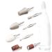 Grinding attachments post -purchase set for Grundig Manik n Set Electrically - various high -quality replacement grinders - 12 partial professional accessories for pedicure and manicure set (replacement attachments)