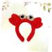 minkissy Animal Cosplay Headwear Plush Animal Hair Hoop Cosplay Animal Hair Hoop Sea Animal Costume Headband Plush Crab Headband Makeup Headband Hair Hoops Hair Accessories Make up Girl One Size Red - Buy Online on GoSupps.com