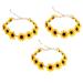 Ohewiiuk 3X Floral Fall Sunflower Crown Holiday Wedding Hair Accessories Hair