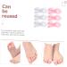 FOMIYES Double Hole Toe Splitter Hammer Straightener & Pedicure Tools - 12pcs | Bunion Orthopedic Toe Separator & Foot Valgus Protector - 5.6x2cm - Buy Online on GoSupps.com