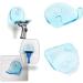 WOO LANDO Set of 2 Suction Cup Razor Holders for Shower & Bathroom - Sky Blue Easy Installation for Him & Her - Buy Online on GoSupps.com