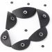 Amosfun 12 Pcs Eye Makeup Eyeshadow Stamp Applicator Eye Shadow Tool Seal Crystal The Lazy 5*2.5cmx2pcs Blackx2pcs - Buy Online on GoSupps.com