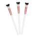 SOESFOUFU 3pcs Fish Tail Brush Makeup Brushes for Nose Highlighter Brush Nose Contour Brushes Nose Makeup Tool 18.50X1.00X1.00CM As Shown